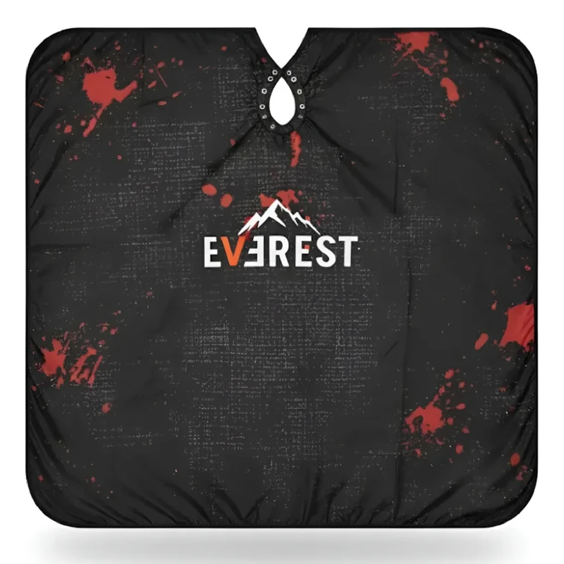 Capa Everest Custom roja con negro